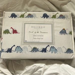 New Hillcrest Dinosaur Twin Sheet Set
